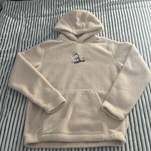 Skateboarding snoopy peanuts movie fleece hoodie